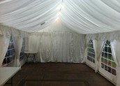 Inside a Marquee